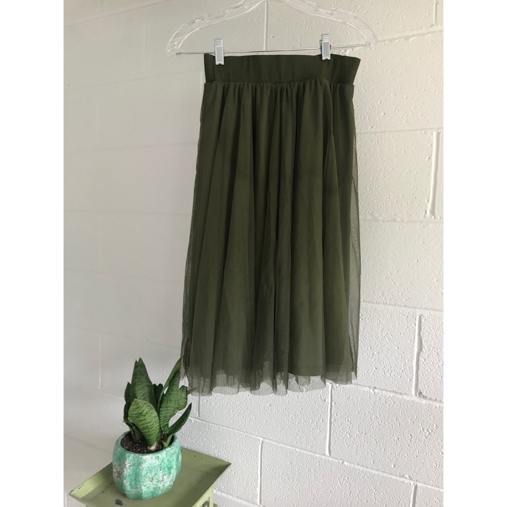Army green tool skirt